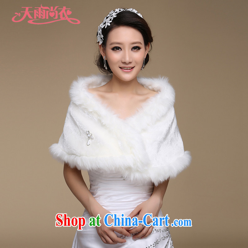 Rain Coat Yet Beautiful Bride Autumn And Winter Shawl Short Hair